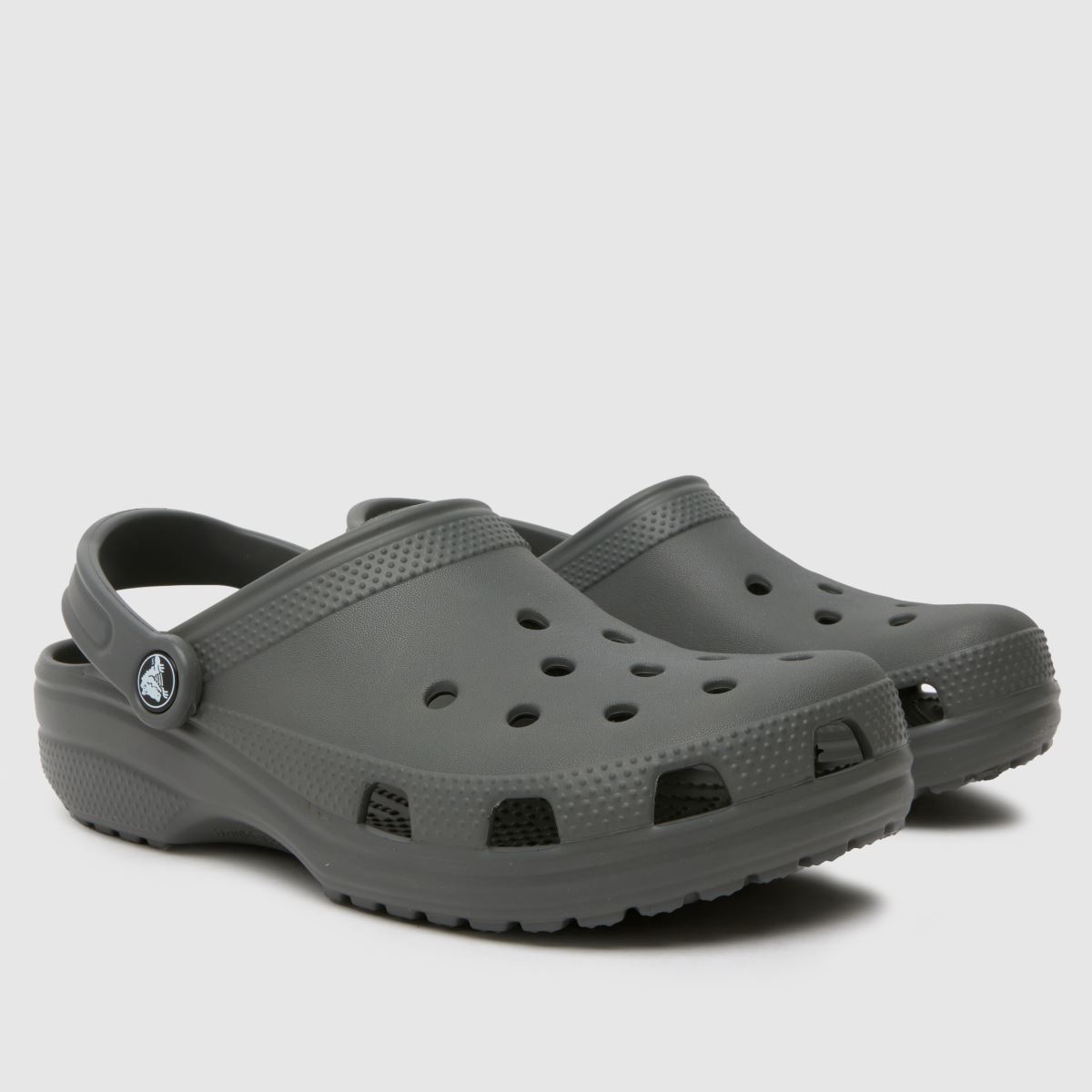 Crocs Classic klumpa szandál szürke színben