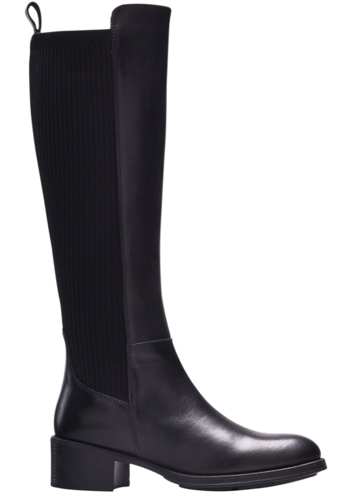 Weitschaftstiefel aus Leder