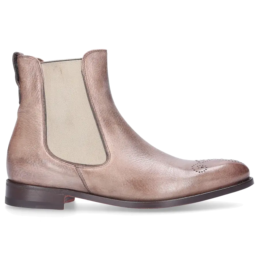 Benson's - Chelsea Boots CERVO Kalbsleder - beige