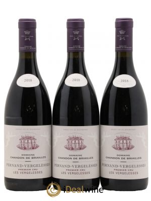 Pernand-Vergelesses 1er Cru Les Vergelesses Chandon de Briailles  2018 - Lot de 3 Bouteilles