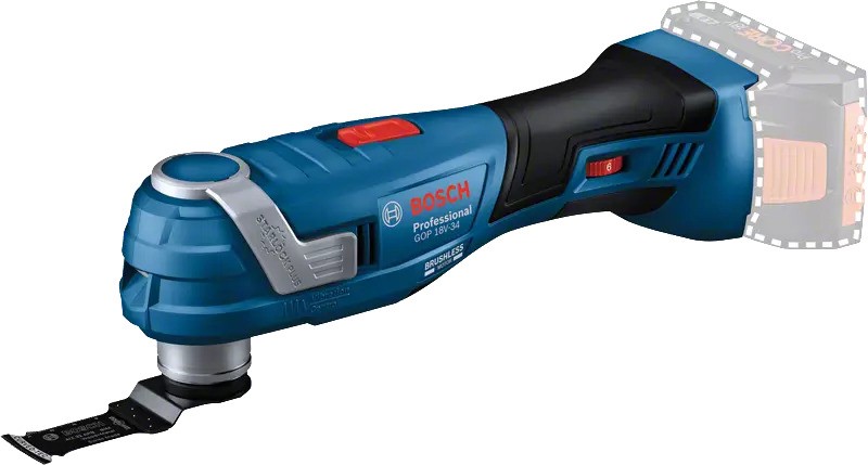 Bosch Blue 06018G2001 GOP 18V-34 Multiværktøj 18V Li-Ion ekskl. batterier og oplader