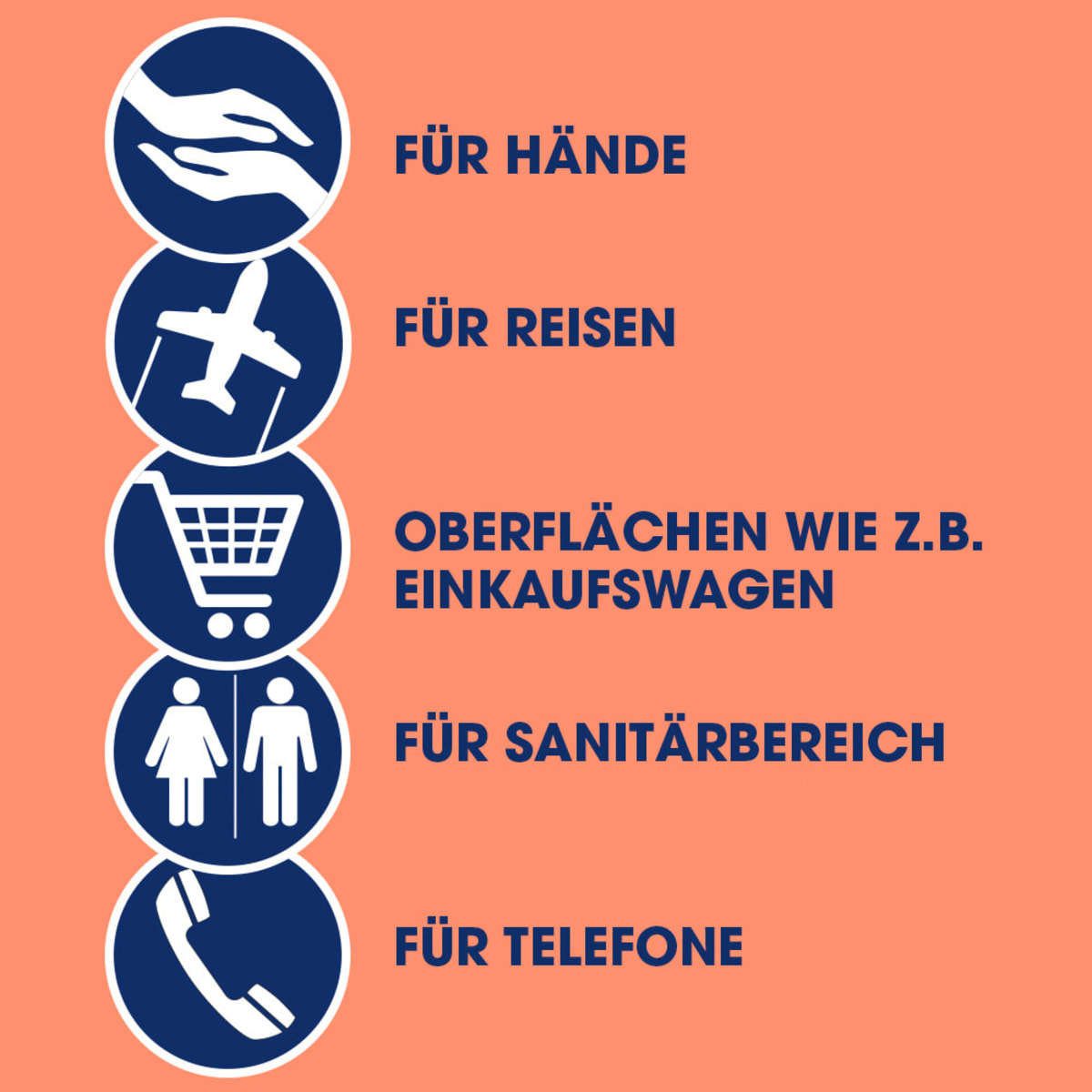 Desinfektionstücher 2in1 für Unterwegs, 15 St