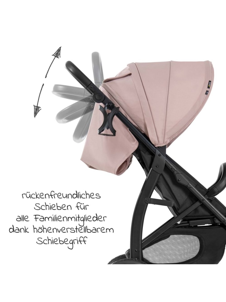 Hauck Buggy Rapid 4D (bis 25 kg) - XL Verdeck & All-Terrain in schwarz,grau günstig kaufen onesize