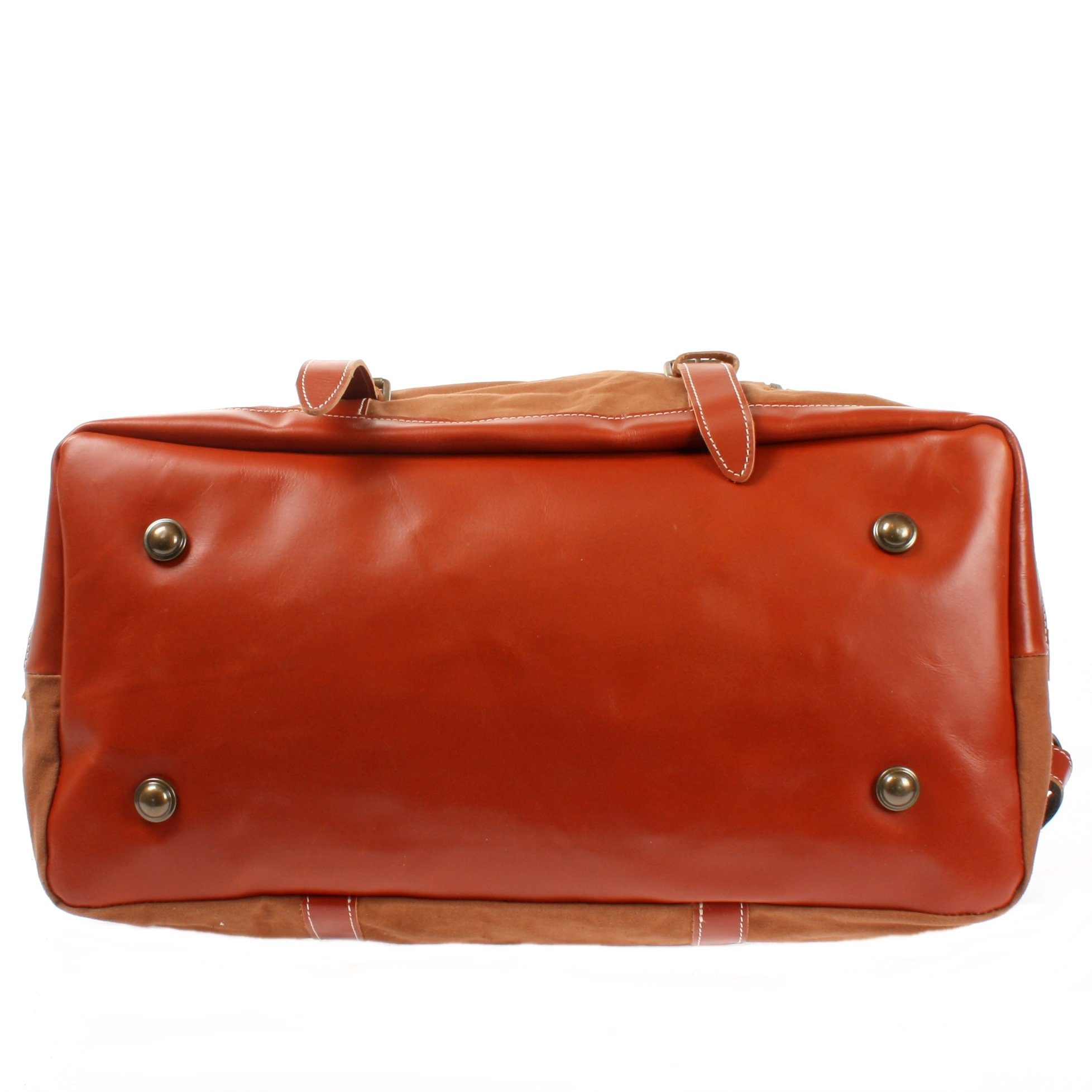 LECONI Weekender Reisetasche Handgepäck Leder Canvas LE2010