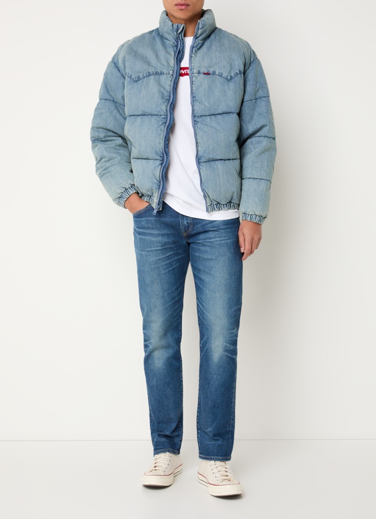 „Levi's 502“ siaurėjantys džinsai, vidutinio skalbimo
