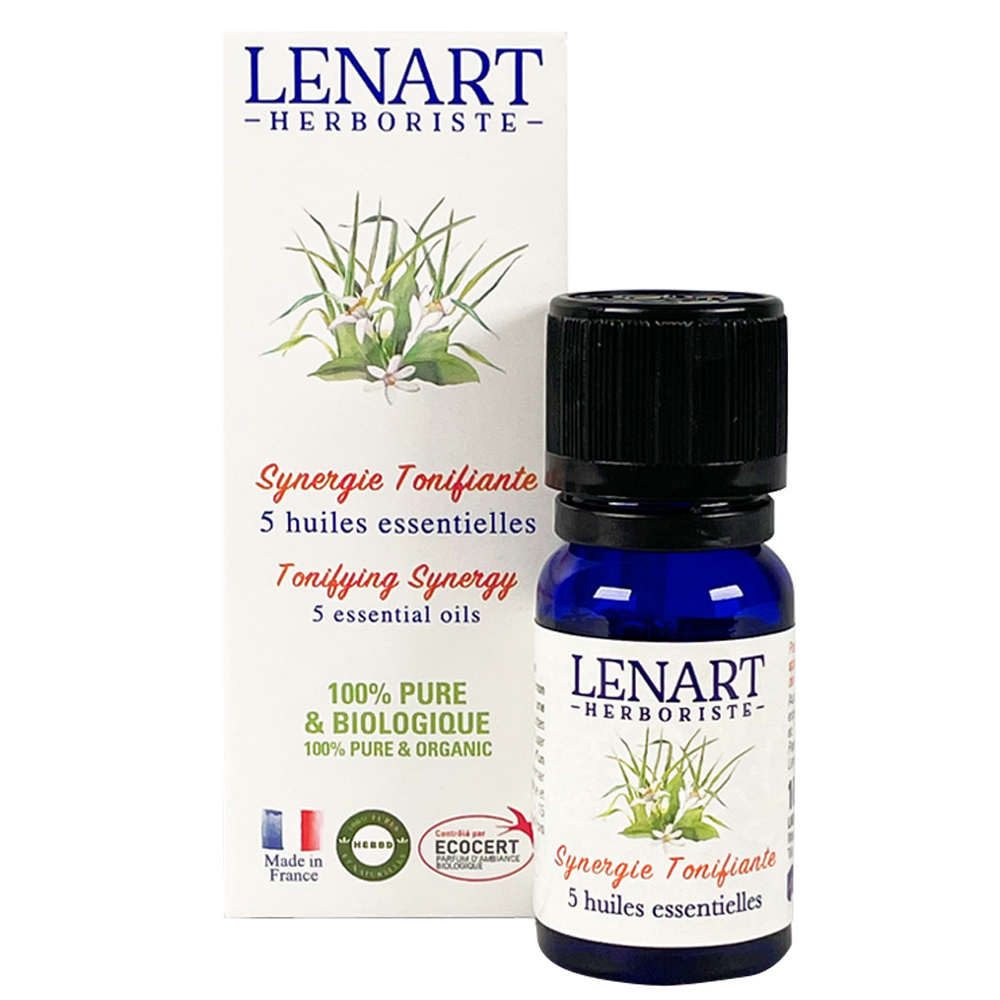 christian lénart Synergie Tonifiante BIO ECOCERT 10 ml Huiles essentielles