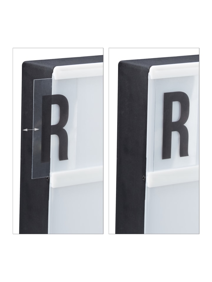 relaxdays Lightbox Ergänzungsset in Bunt günstig kaufen onesize
