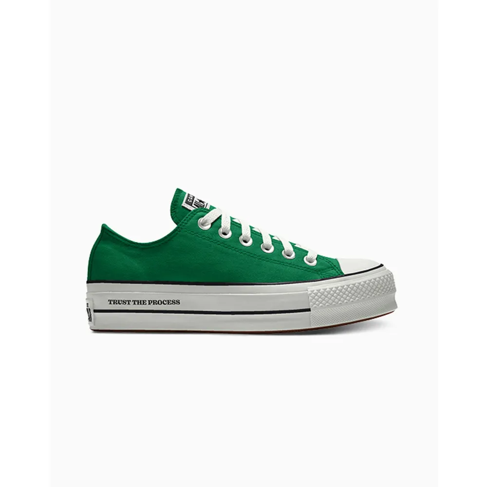 Converse Custom Chuck Taylor All Star Lift Platform Canvas By You 171210CSP24_AMAZONGREEN_COC / grün