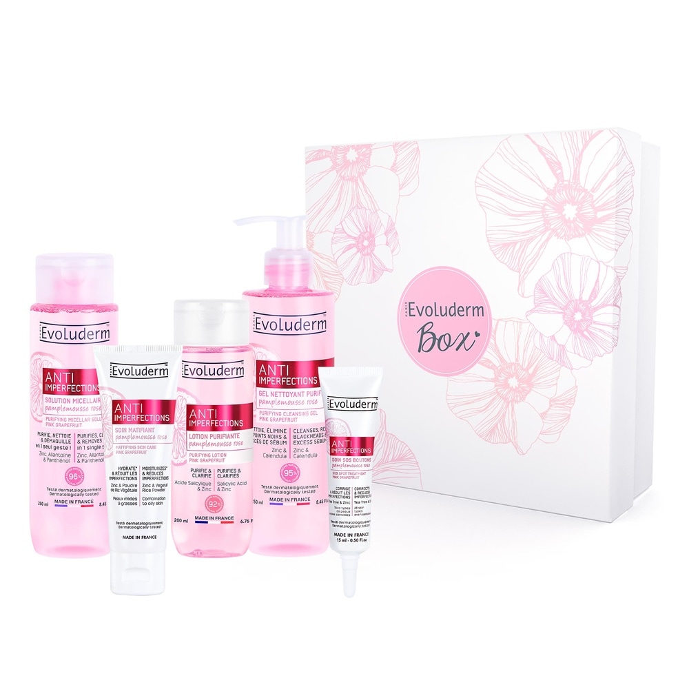 evoluderm Anti-Imperfections Coffret Cadeau Soin Visage Peau Zéro Défaut - Anti-Imperfections