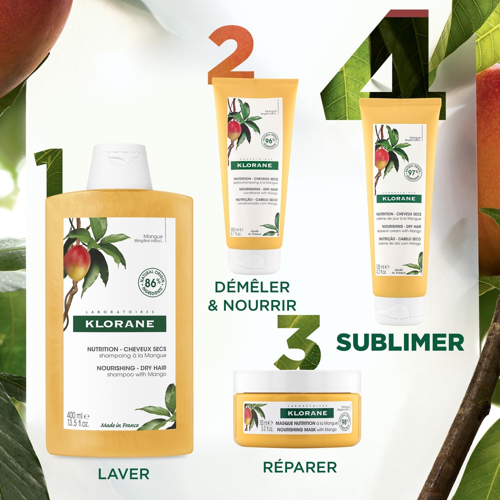 Klorane Mangue Crème de jour 125ml Crème cheveux