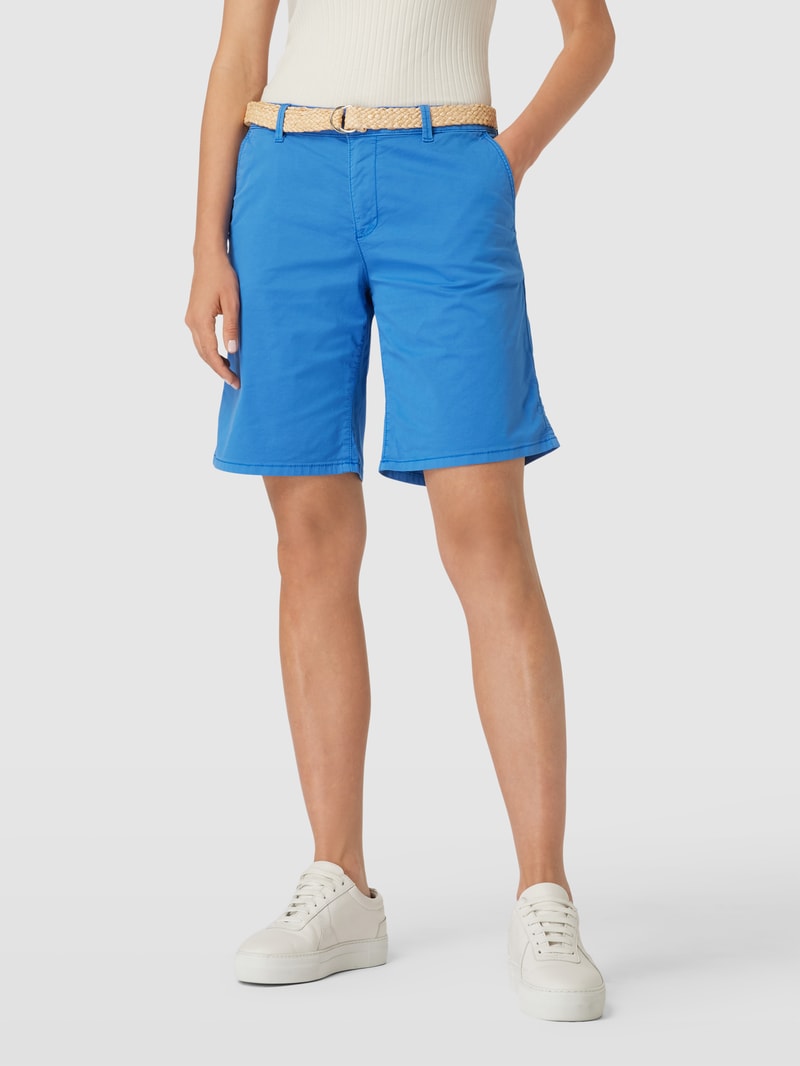 Bermudas mit Gürtel in royalblau