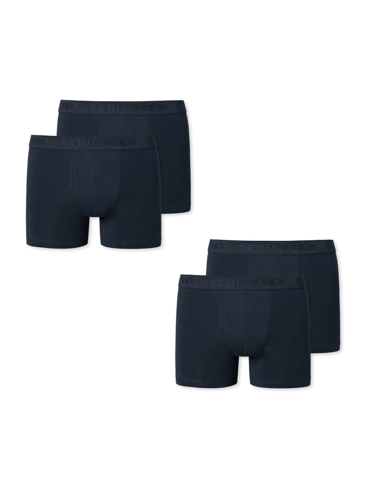Schiesser Boxer Allday Basic in nachtblau günstig kaufen