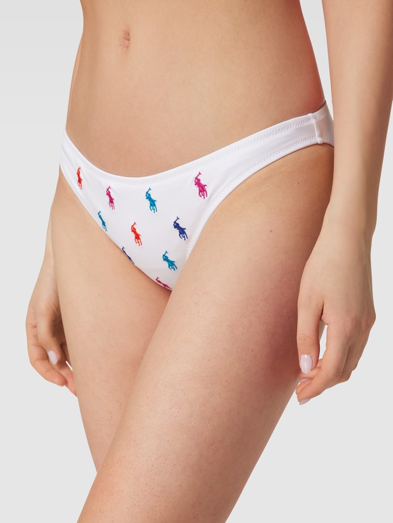 Slip mit Logo-Stitching Modell 'DEVIN' in weiß