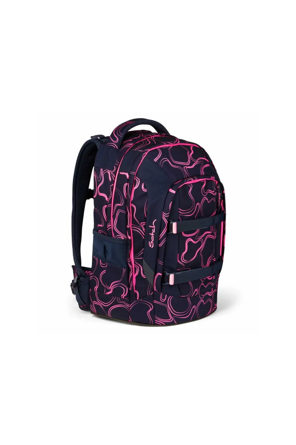 satch  Rucksack - Lila - Unifarben