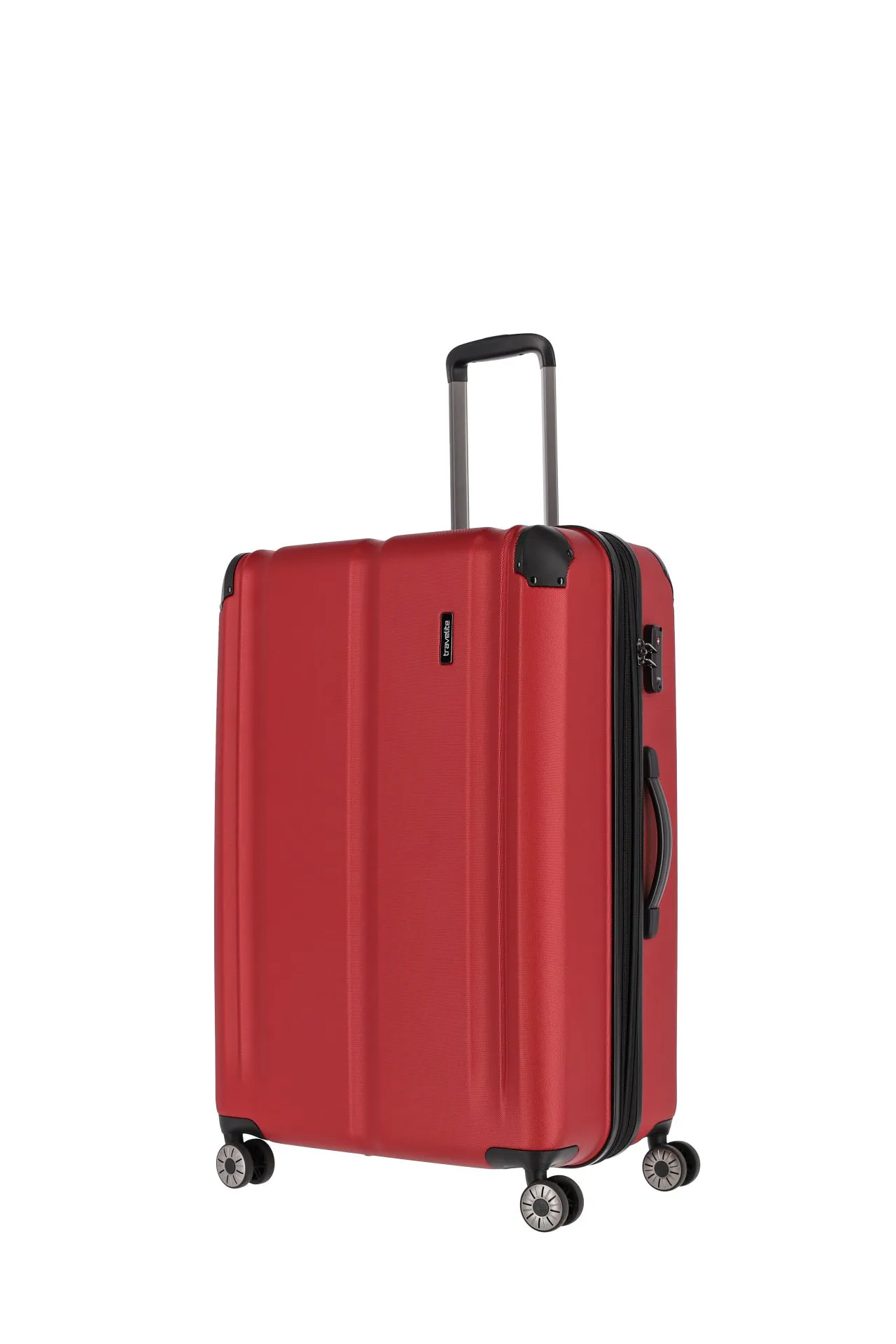 Travelite City Trolley mit 4 Rollen L 77cm EXP 113 Liter - Rot