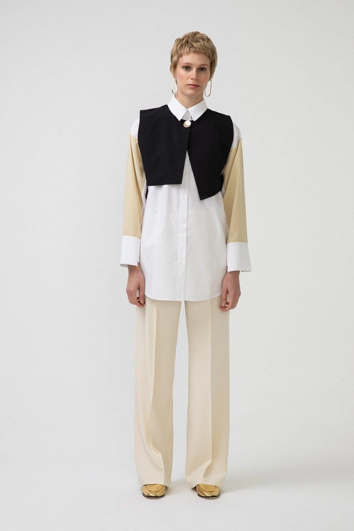 Touché Privé  Hemd - Weiß - Oversized