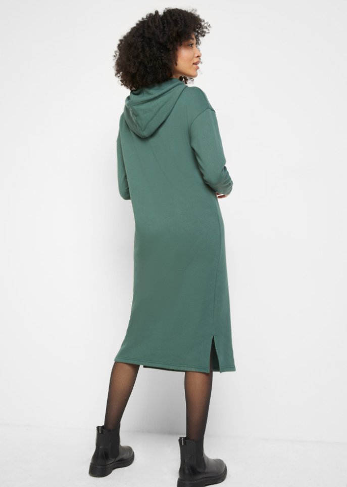 Sweatkleid mit Kapuze, oversized