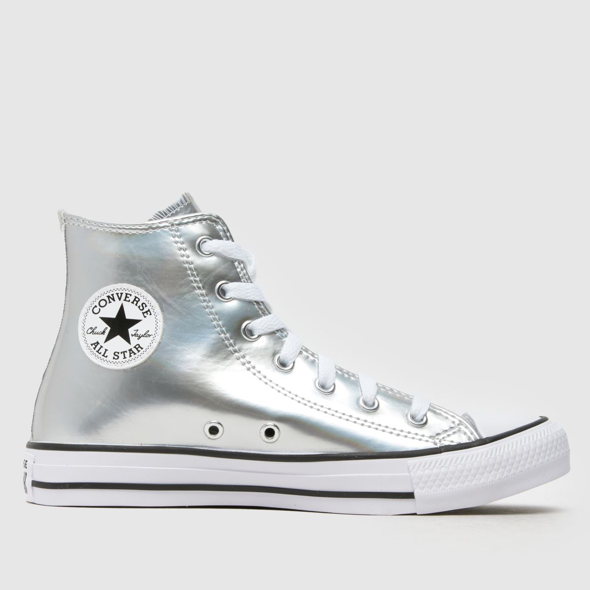 Ezüst Converse Ctas Hi Ifjúsági Tornacipő