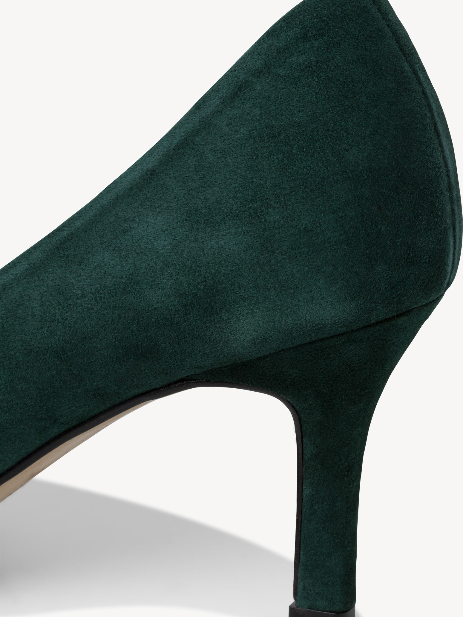 Escarpin en cuir - vert