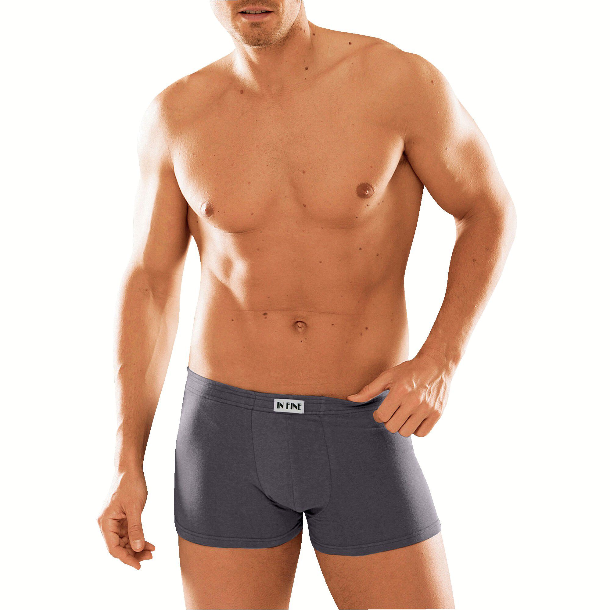 Boxer uni ceinture élastiquée recouverte