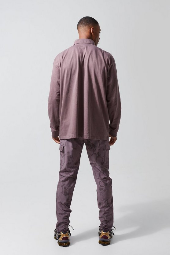 Oversize Active Rugby-Poloshirt