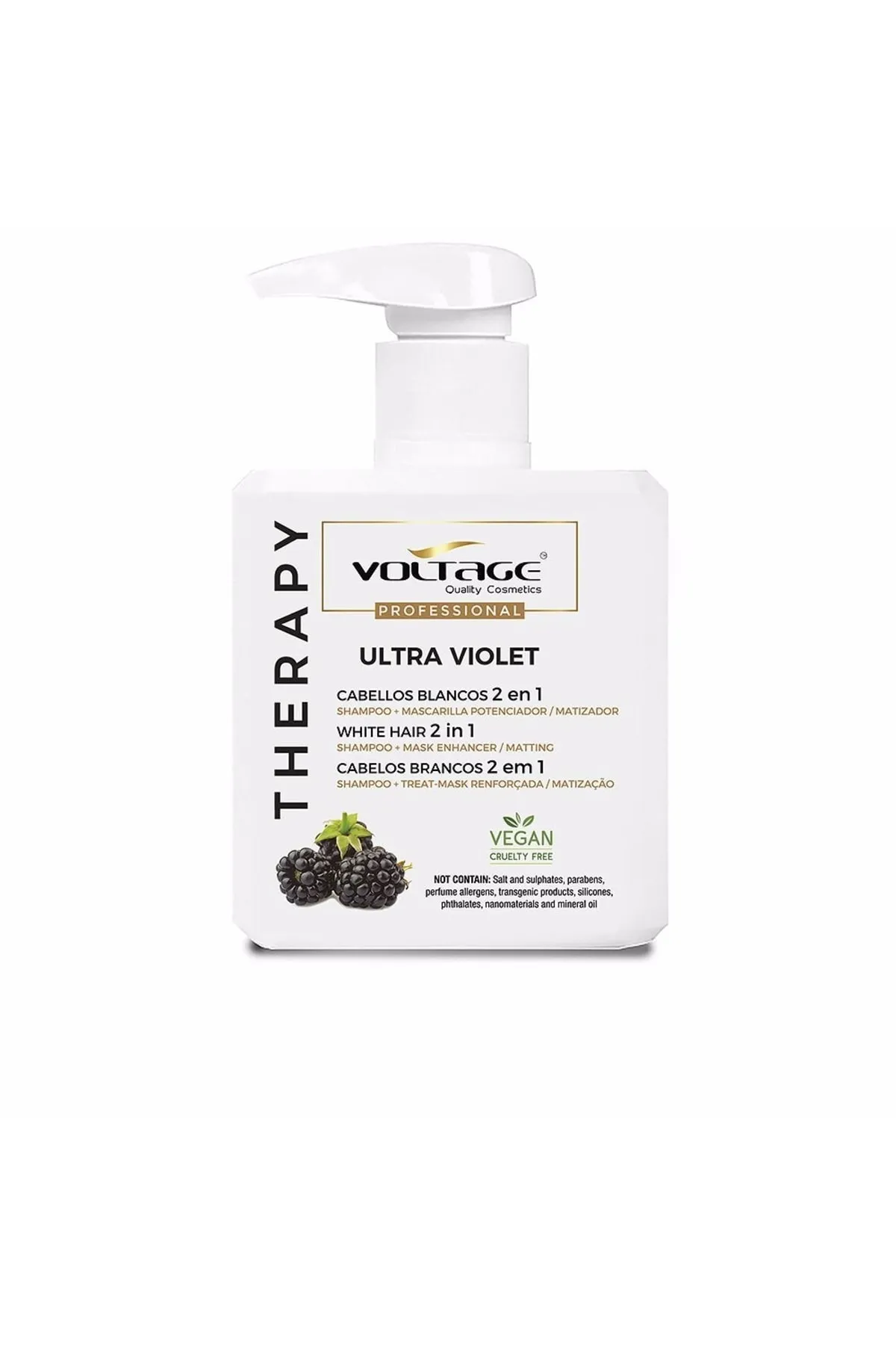Voltage Cosmetics  Therapy Ultra Violet Haar-Wimperntusche 2 in 1 Voltage Cosmetics 500 ml