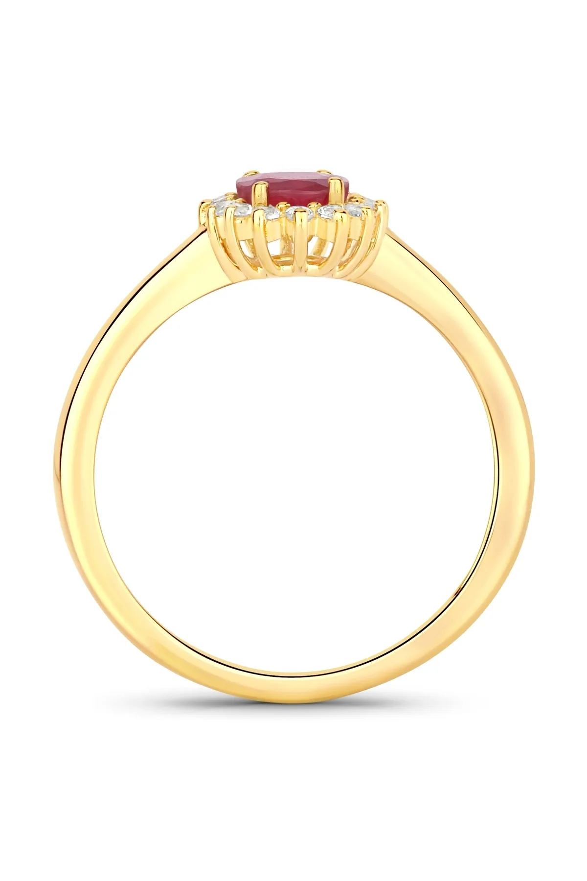 Rafaela Donata  Ring - Goldfarben - Rubin