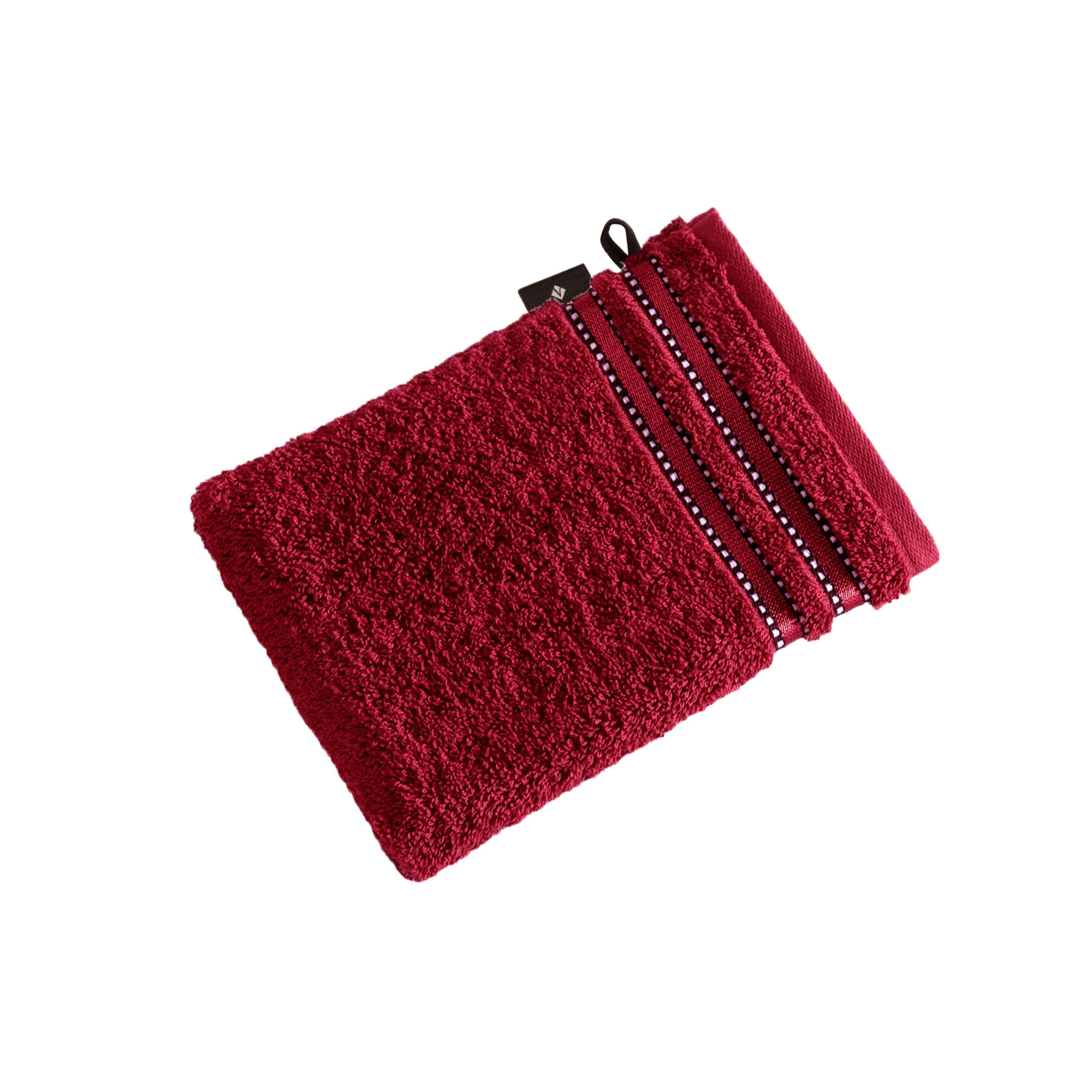 VOSSENWaschhandschuh rubin