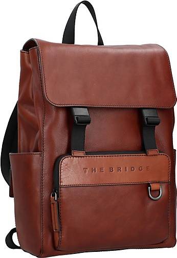 The Bridge Damiano Rucksack Leder 38 cm Laptopfach