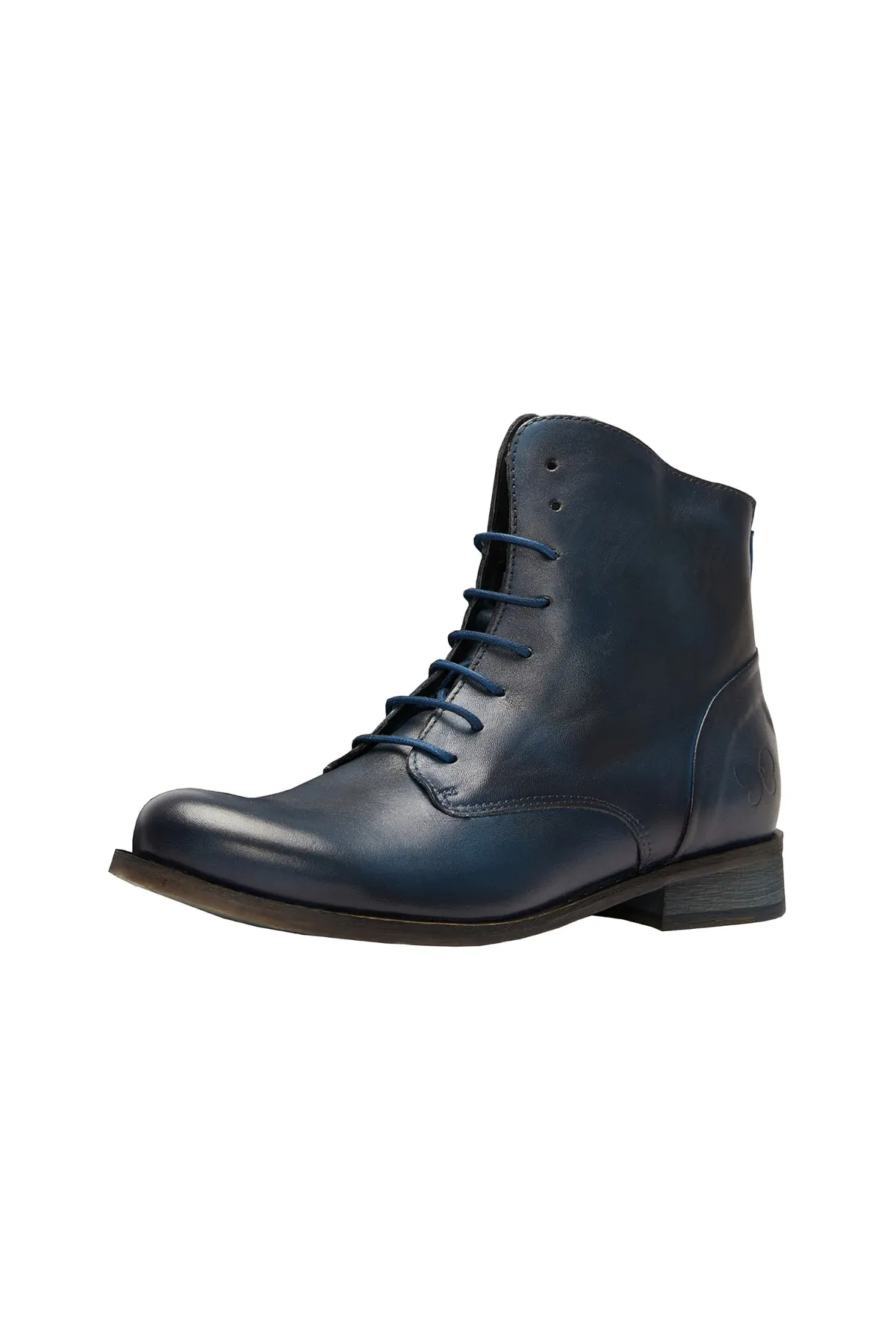 Felmini  Stiefelette - Blau - Blockabsatz