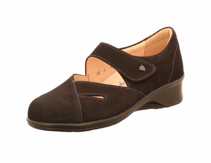 FINN COMFORT Komfort Slipper schwarz Aquila