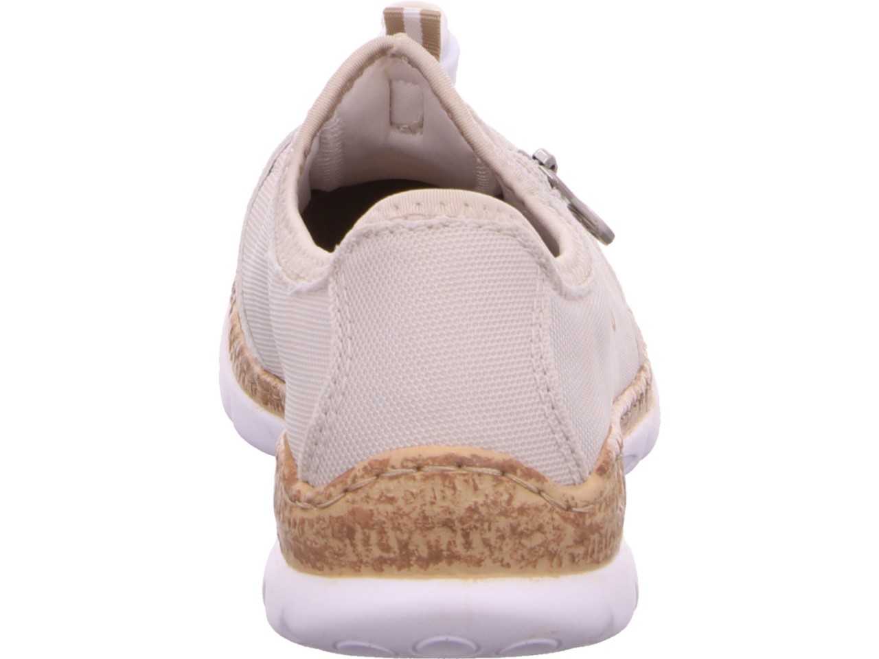 RIEKER Sportliche Slipper grau