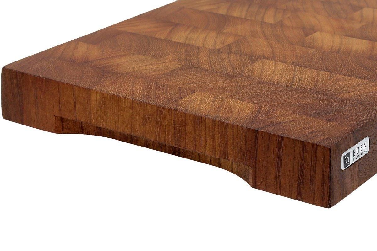 Eden Schneidebrett Handgriffe Iroko-Holz