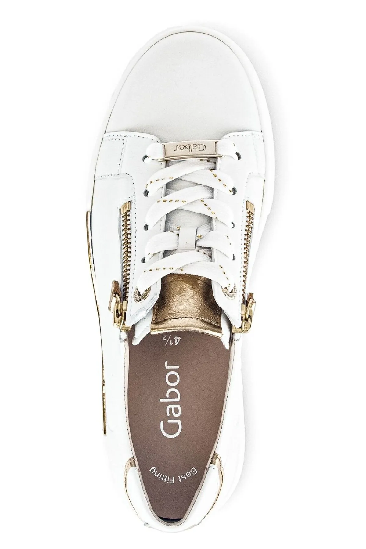 GABOR  Sneaker - Goldfarben - Flacher Absatz