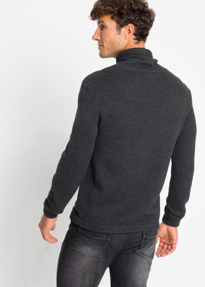 Pullover mit Schalkragen
