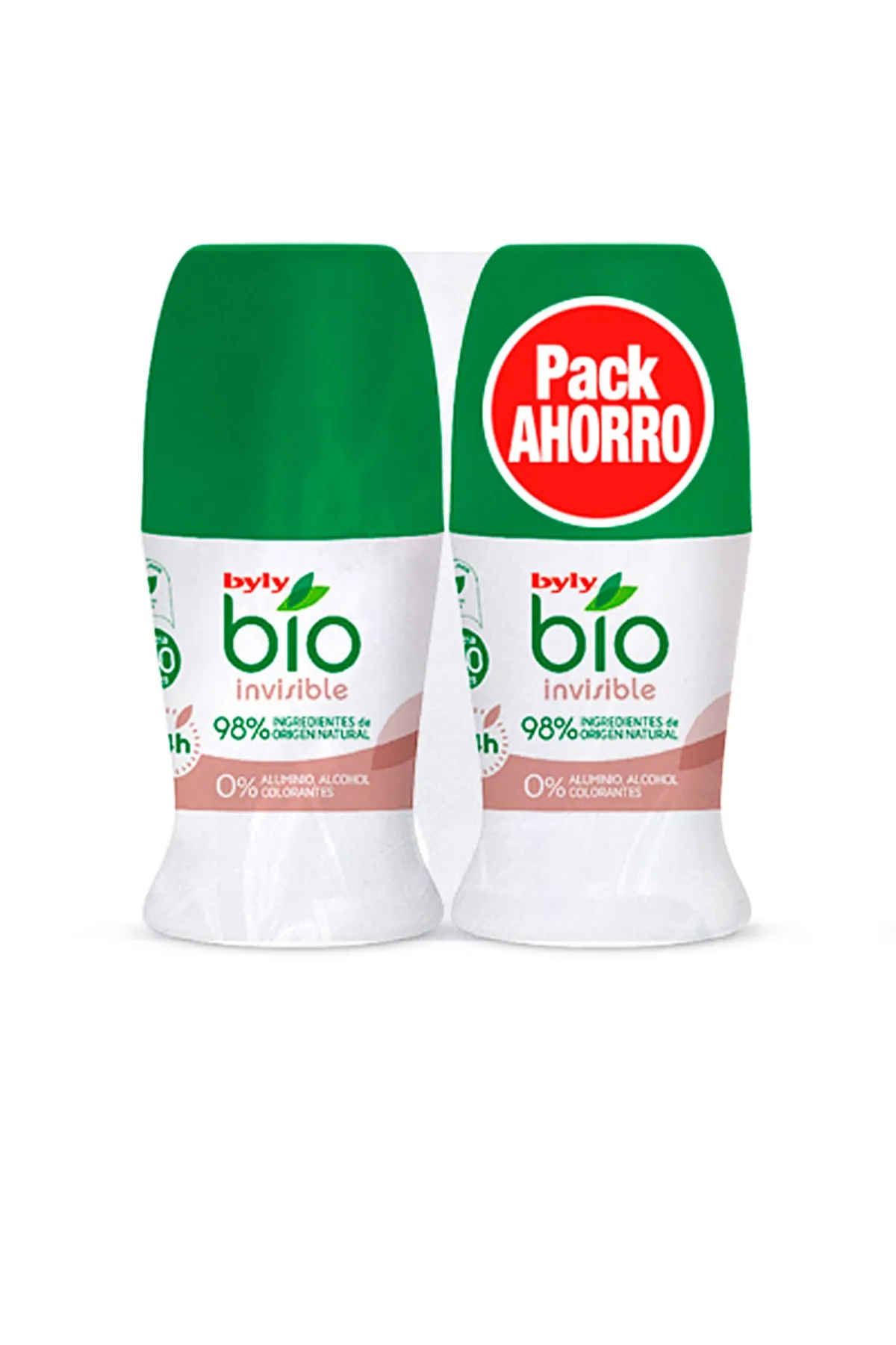 Byly  Bio Natural 0% Unsichtbare Deo Roll-on Lotion 2 X Byly 50 ml