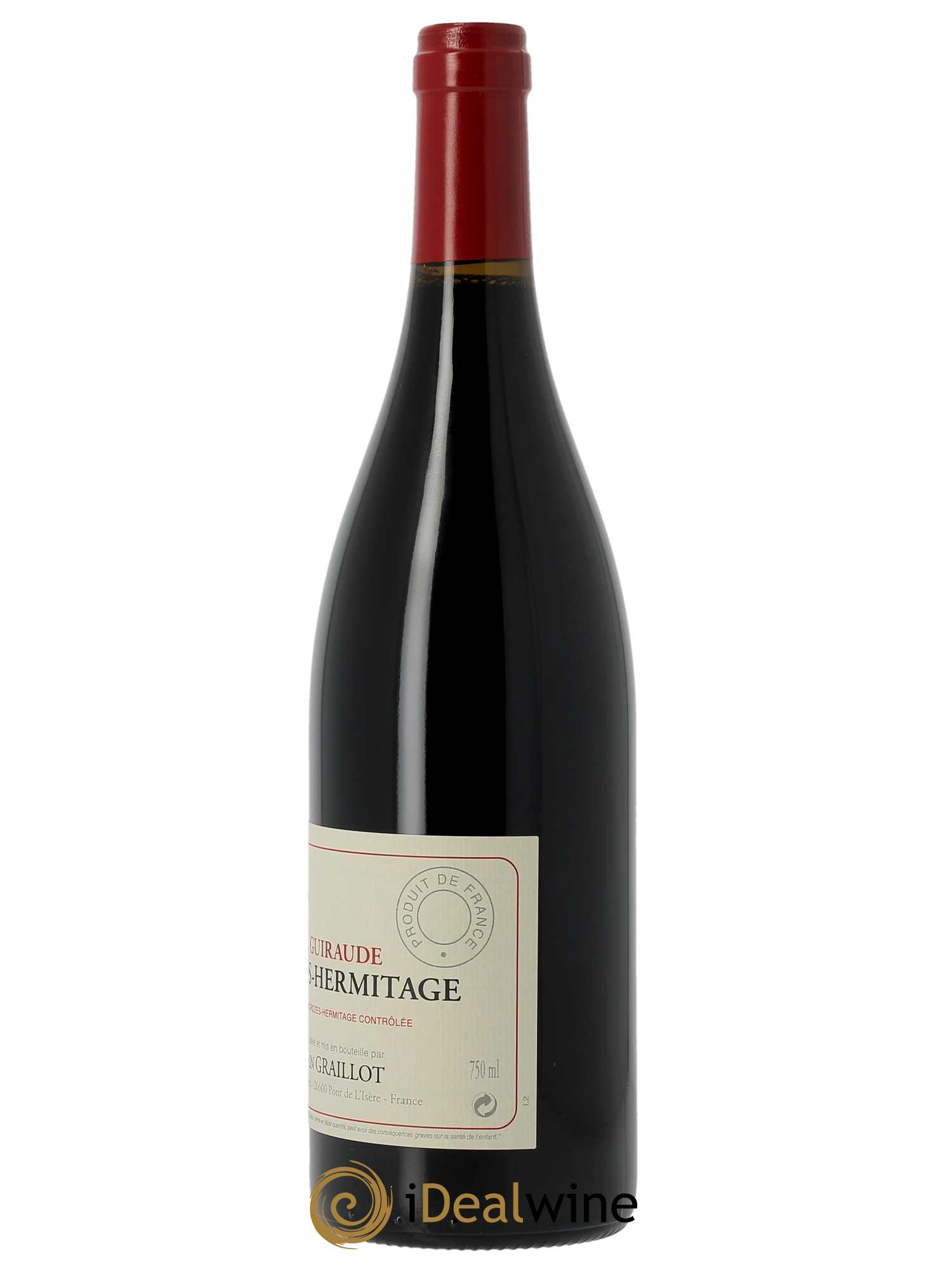 Crozes-Hermitage La Guiraude Domaine Graillot  2020 - Lot de 1 Bouteille