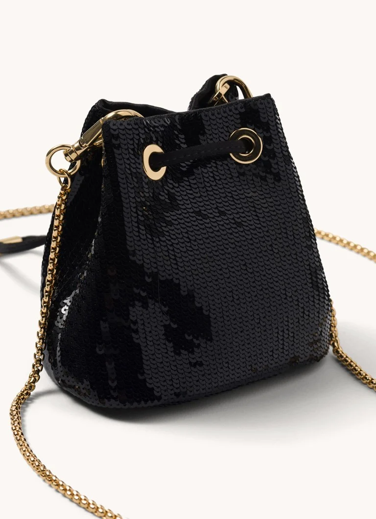 Prada Mini plecu soma ar ādas detaļām un fliteriem