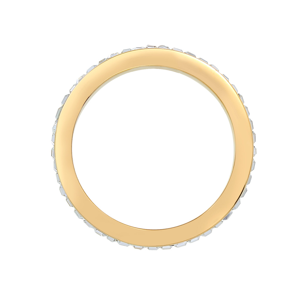 Elli PREMIUM Elli PREMIUM Bague Femme Élegante et Simple avec des Cristaux en Argent Sterling  Bague