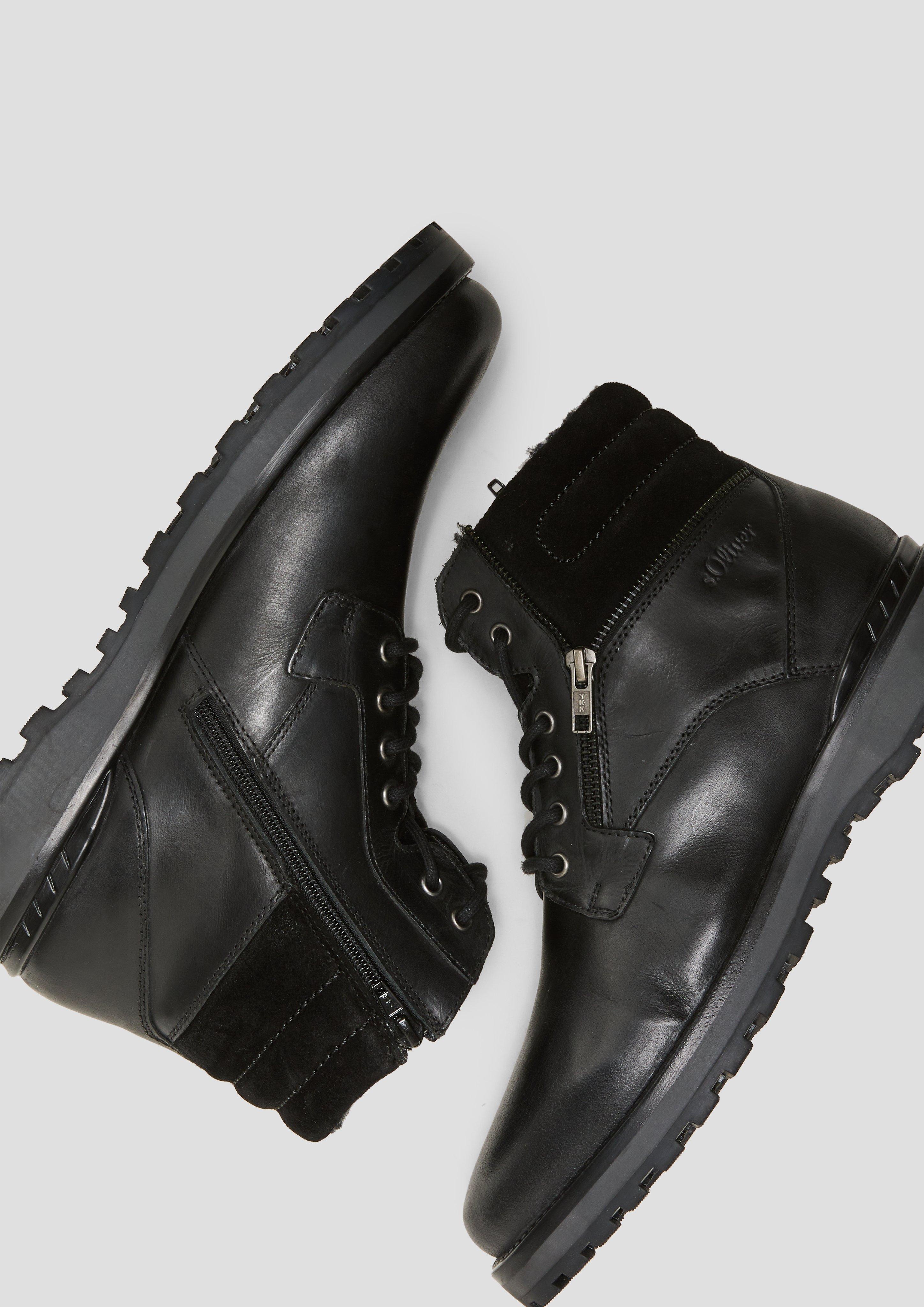 Schnürstiefel aus Echtleder  6008623-001