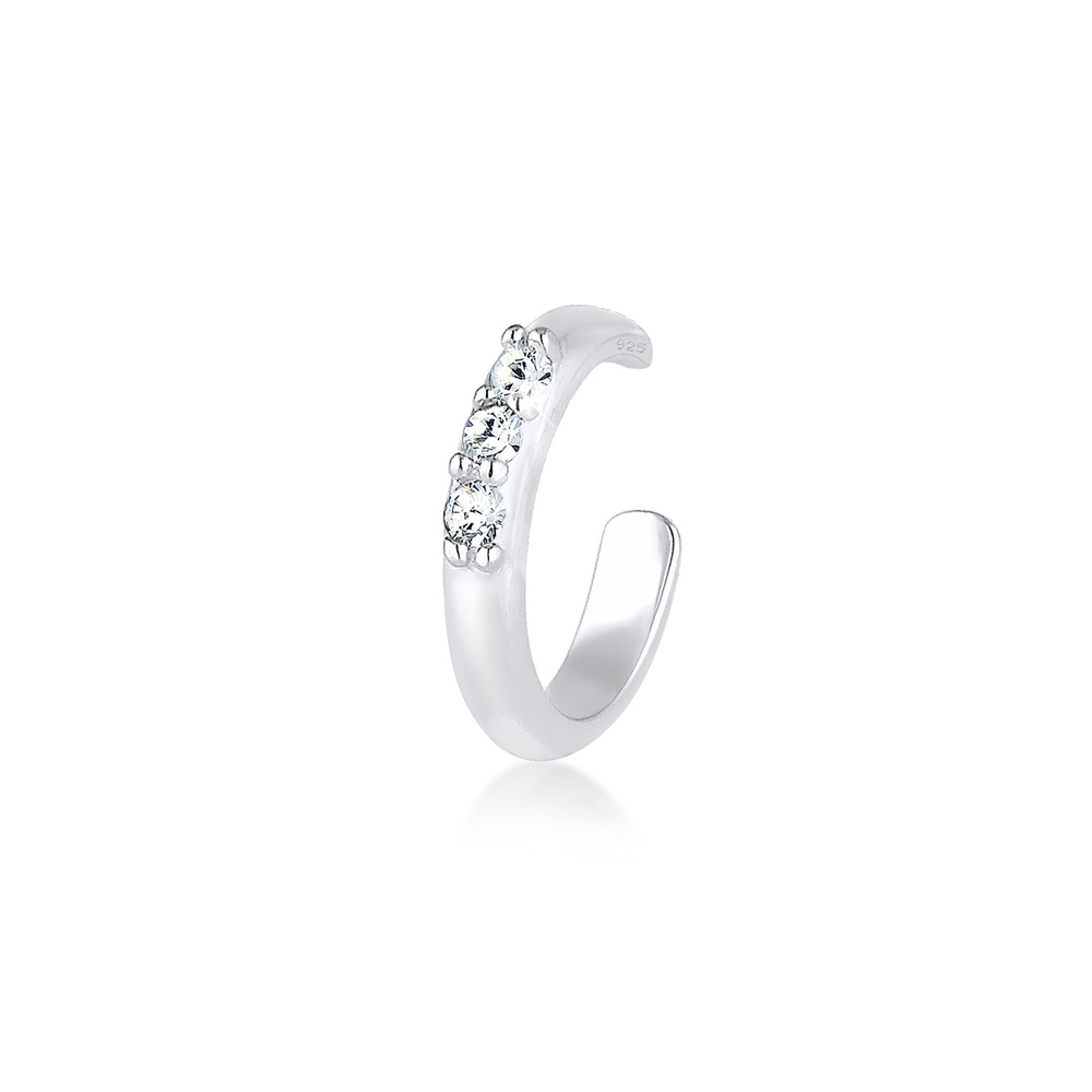 Elli Elli Boucles d'Oreilles Unique Earcuff Base Cristaux Boucles d'Oreilles Femme - ( Boucles d'oreilles