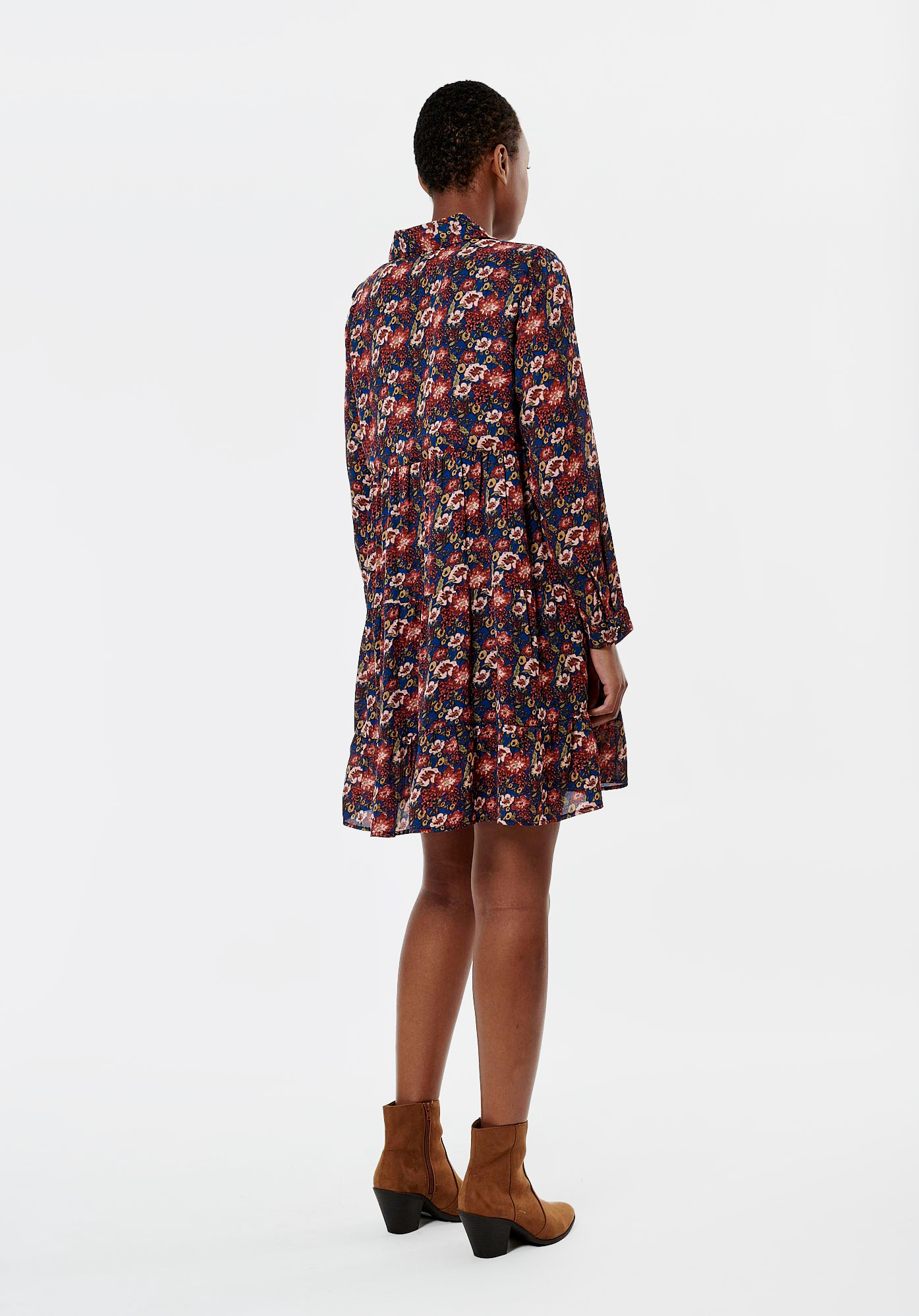 BRUNE  Robe babydoll fleurie femme