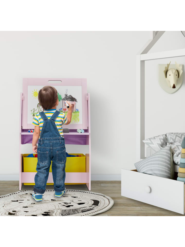 relaxdays Kinderregal in Rosa - (B)52 x (H)84 x (T)45 cm günstig kaufen onesize
