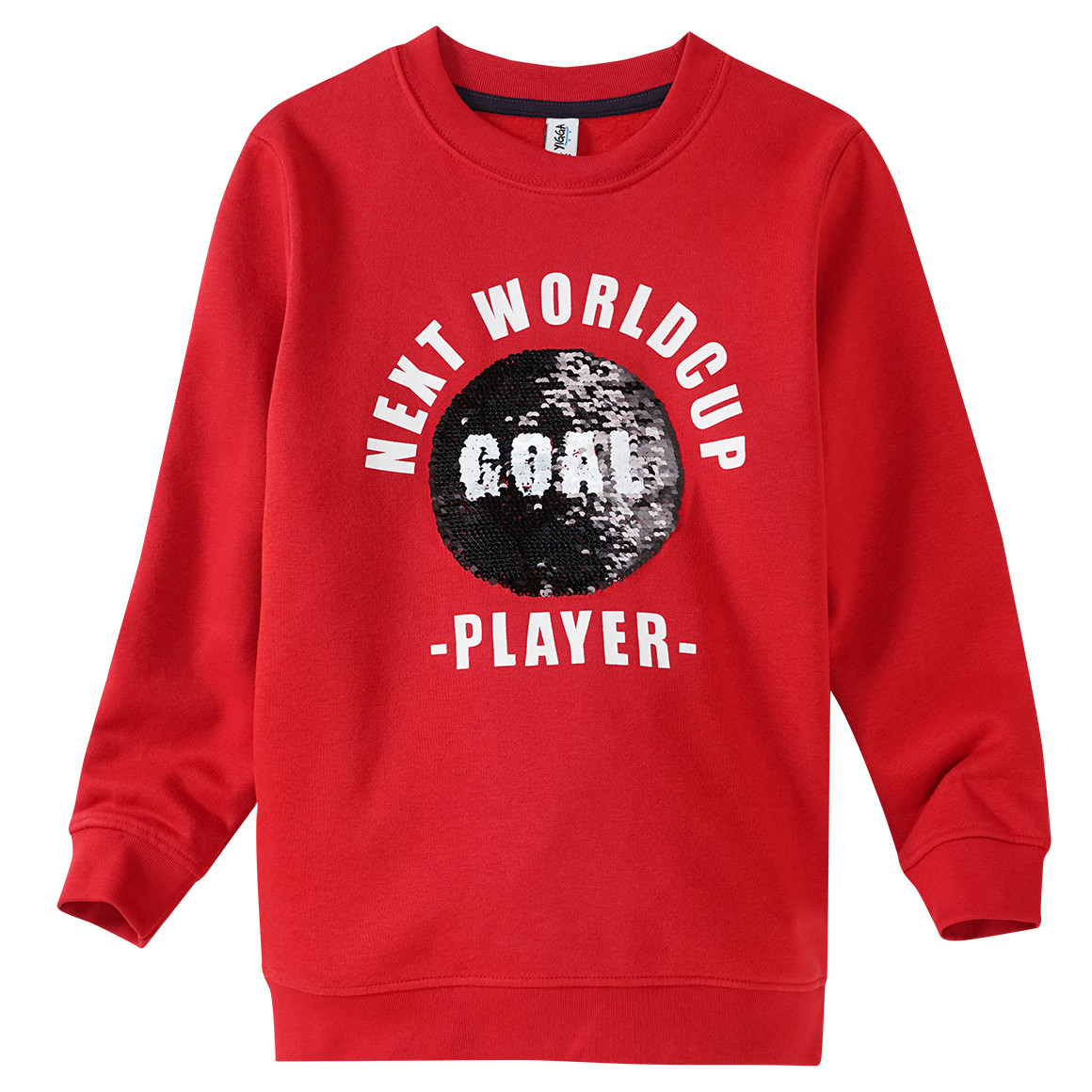 Jungen Sweatshirt mit Wendepailletten