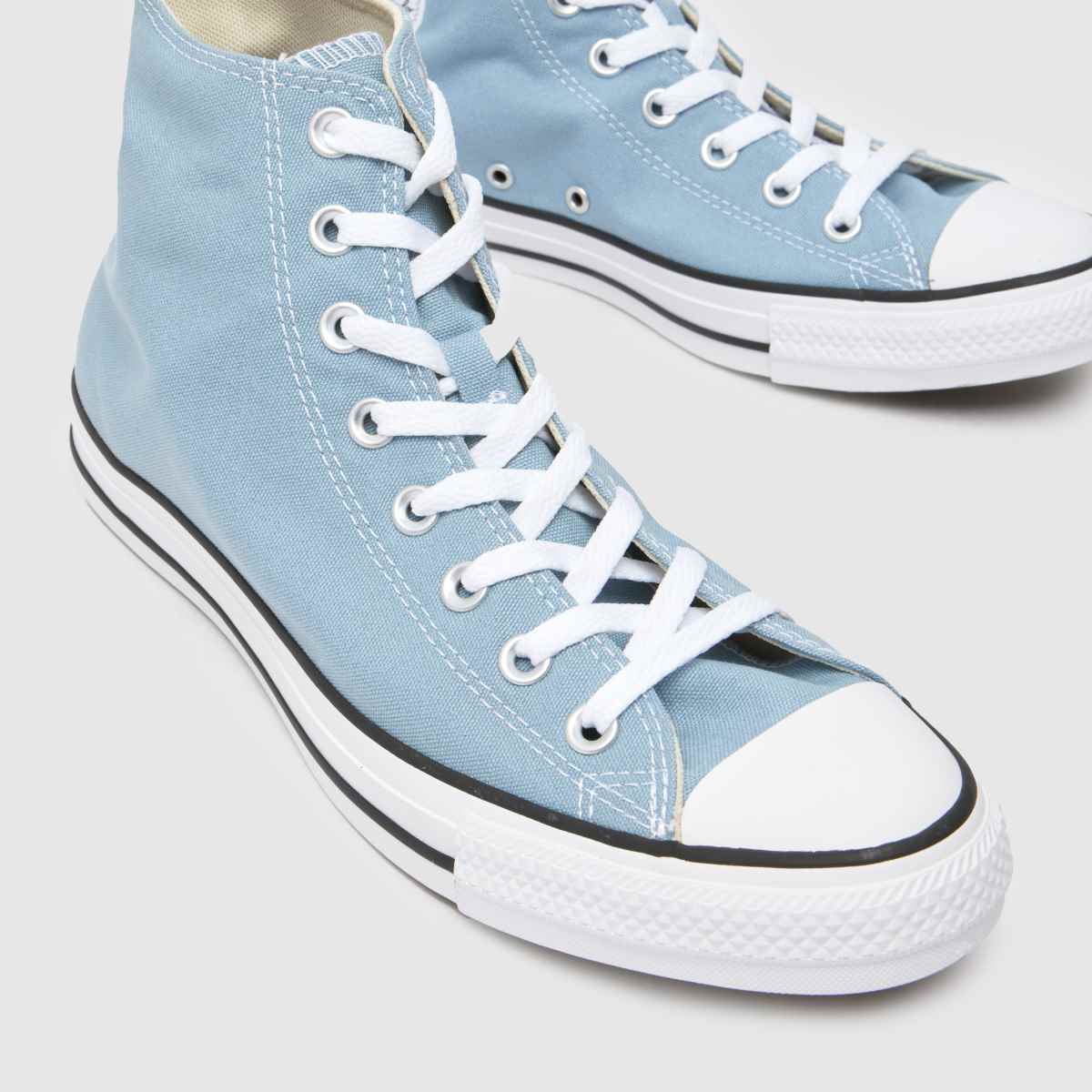 Converse All Star – Ljusblå höga sneakers