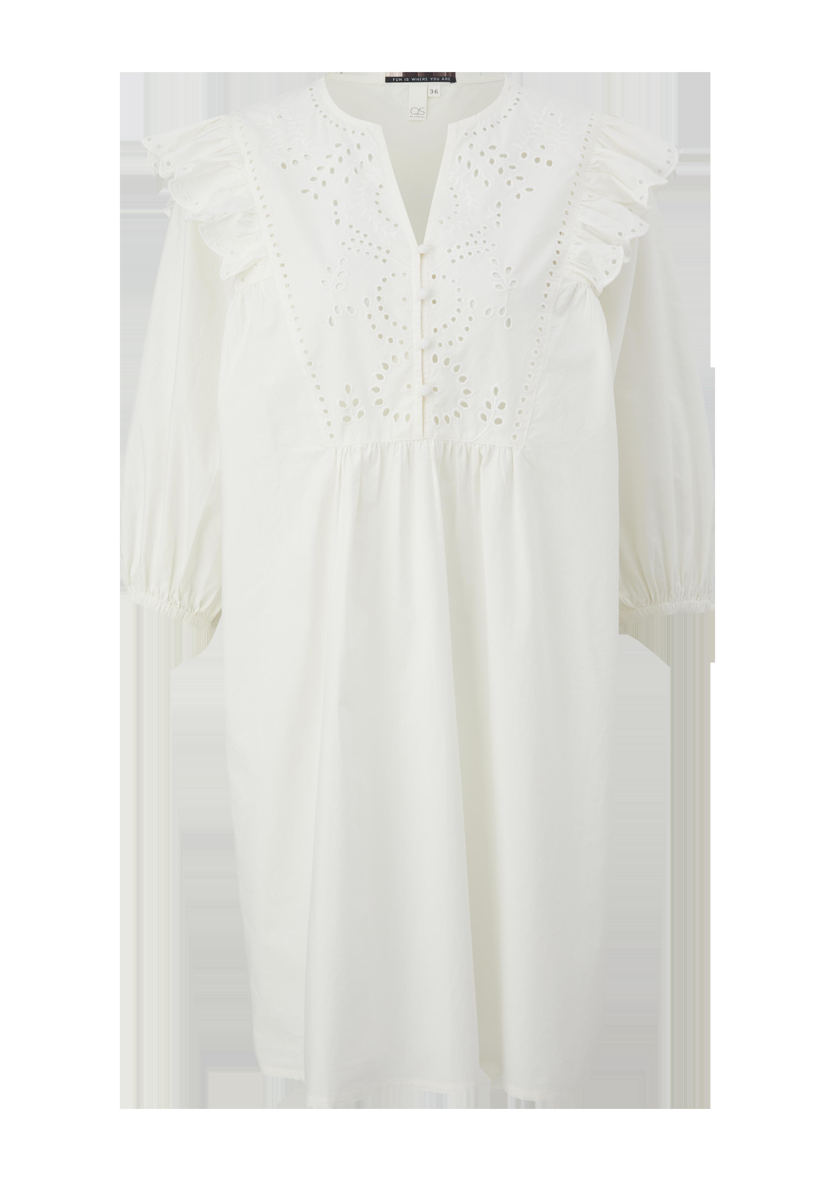 Kleid mit Lochstickerei  2125103-0200