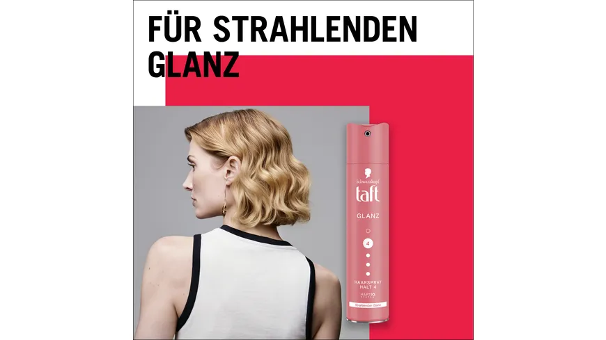 TAFT Haarspray Glanz 250 ml Haltegrad 4 - starker Halt 250 ml