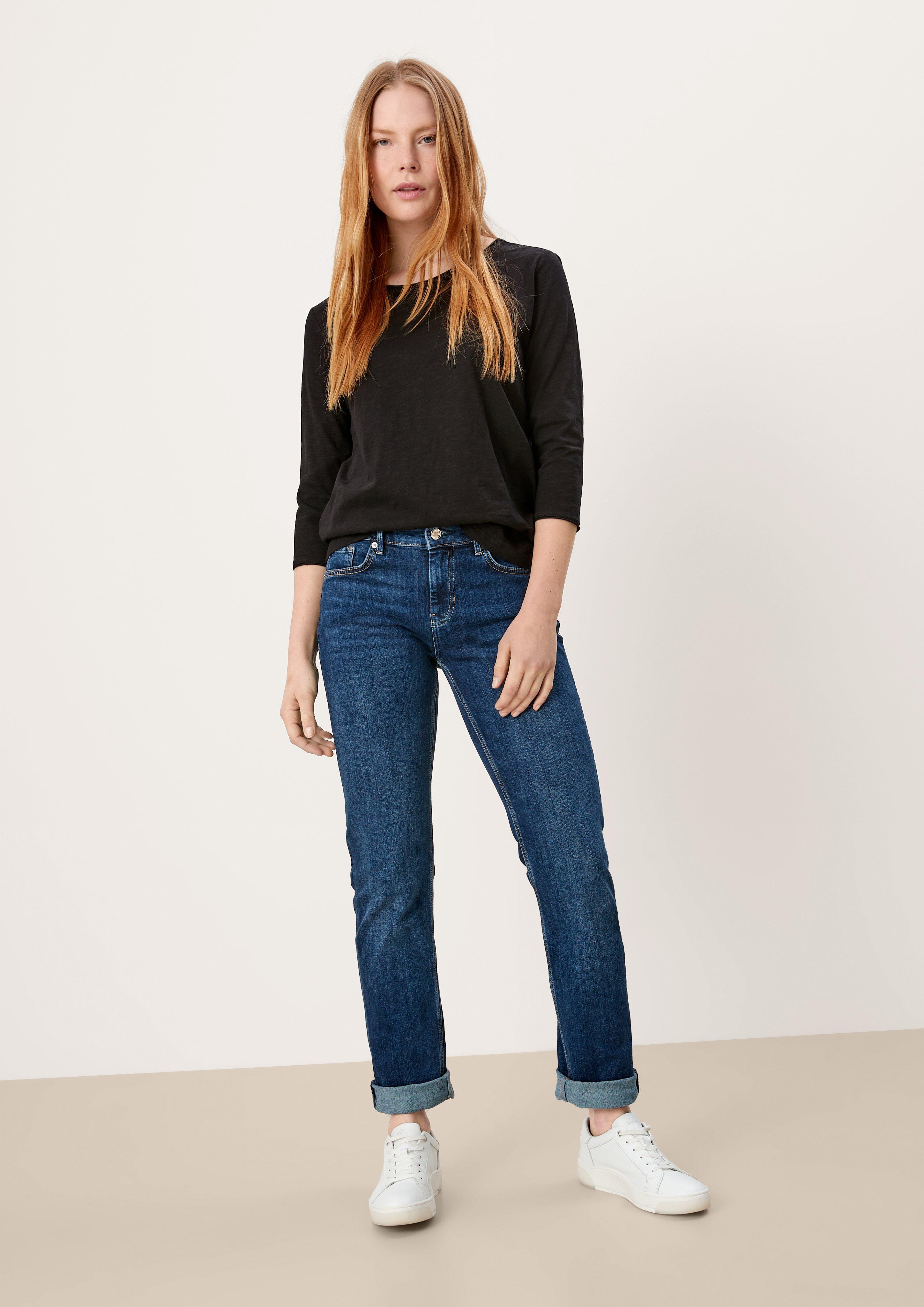 Jeans Karolin / Regular Fit / Mid Rise / Straight Leg   04.899.71.6676-56Z6