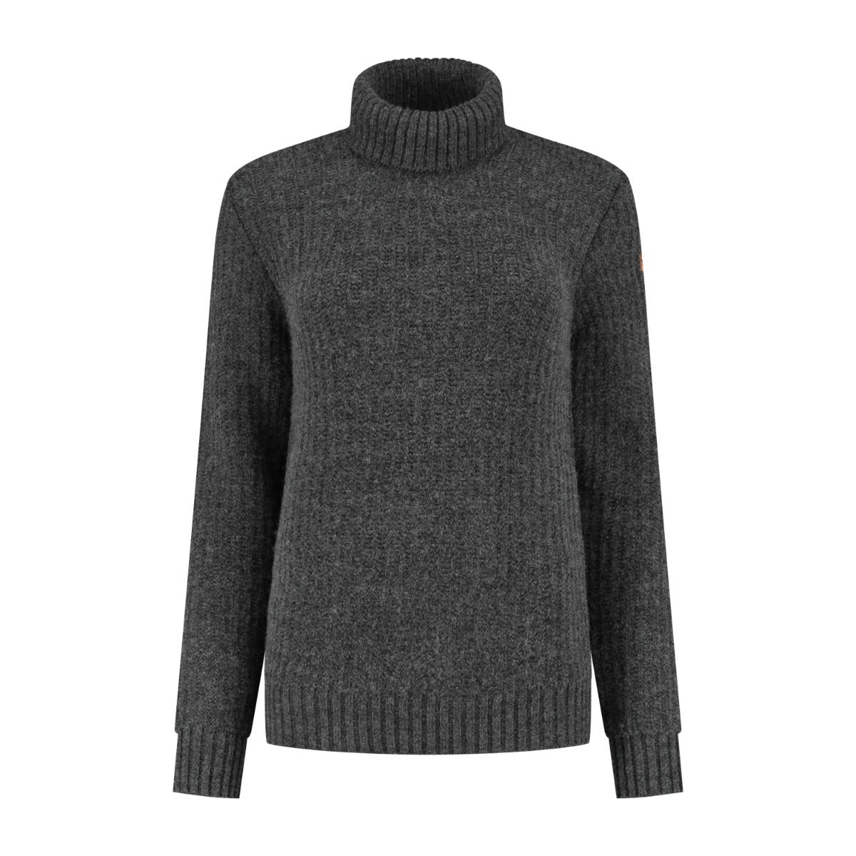 Travelin' Coll Boda dunkelgraue Damen Pullover