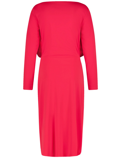 Feminines Kleid mit Wasserfallausschnitt